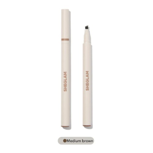 SHEGLAM Feather Better Liquid Eyebrow Pencil Medium Brown