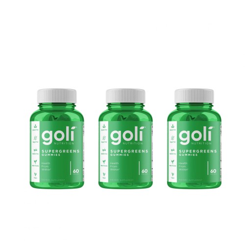 Goli SuperGreen Gummy Vitamin 3 Pack