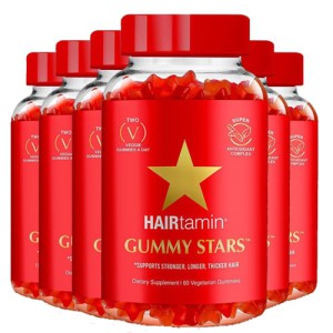 Hairtamin Gummy Stars 6 Pack